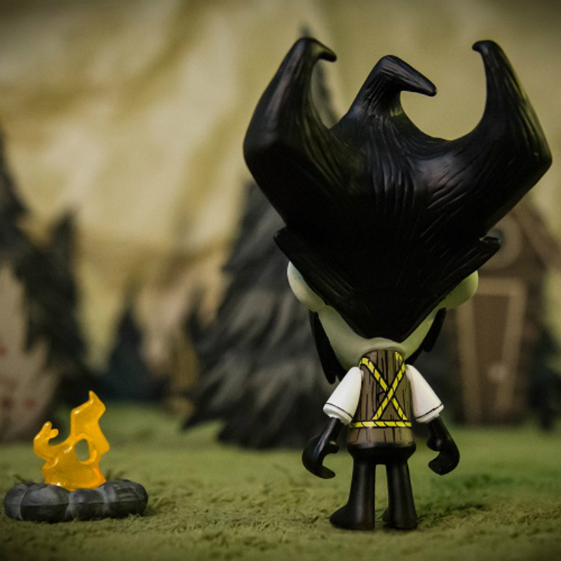 饥荒dont starve游戏周边限量版 官方长胡子影子威尔逊手办公仔