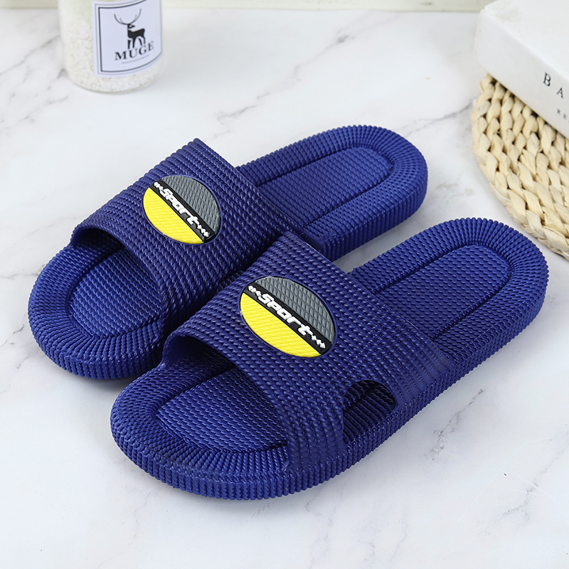 Slippers Men's New Simple Couple's Home Slippers Men's and Women's Non-Slip Hotel Bathroom Bath Slippers Slippers Women's