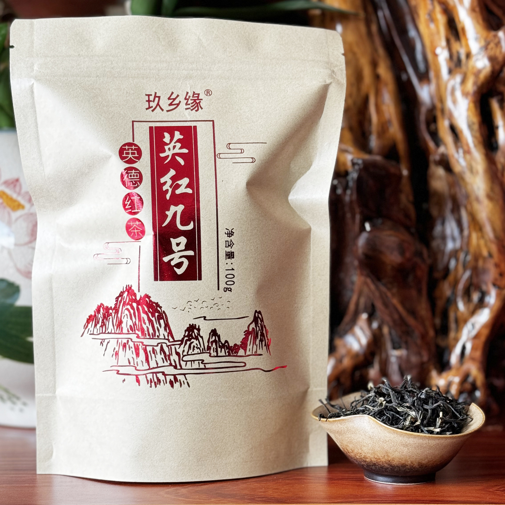 英德红茶英红九号1959袋装 广东特产 一级浓香 散装茶叶100克包邮