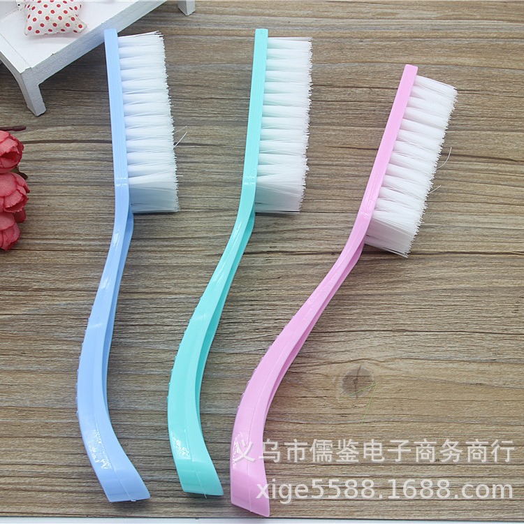 household plastic brush decontamination clothes cleaning brush long handle cleaning brush shoes soft brush shoe brush