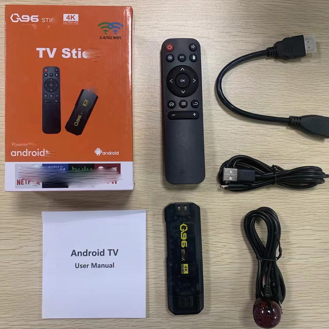 跨境Q96 dongle h313 5G 网络电视机顶盒 Stik安卓电视盒子TV BOX