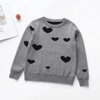 2022 Autumn and winter new pattern men and women Children's clothing Gray Peach sweater children T-shirts keep warm Sweater factory wholesale