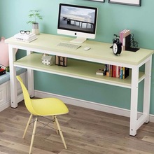 长条桌简易办公桌子简约电脑桌家用靠墙窄桌卧室桌学习桌长方形桌