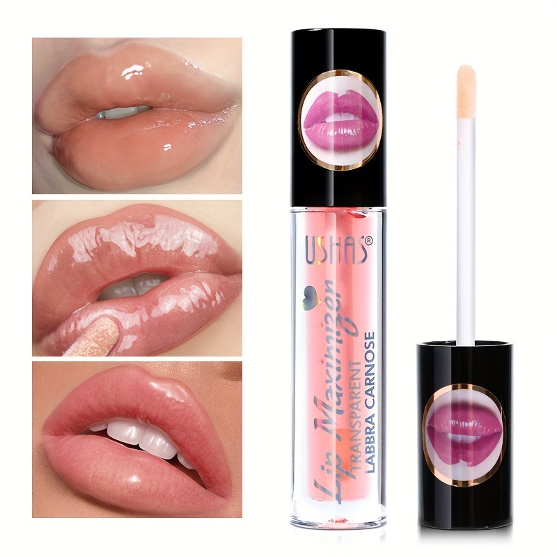 Ushas Amazon Hot Cross-Border Lip Moisturizing Lip Gloss Long-Lasting Moisturizing Transparent Lip Lacquer Lip Gloss No Stain on Cup