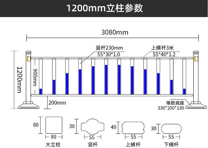【市政护栏】市政园林防护 公路马路人行道护栏 水池隔离防护围栏