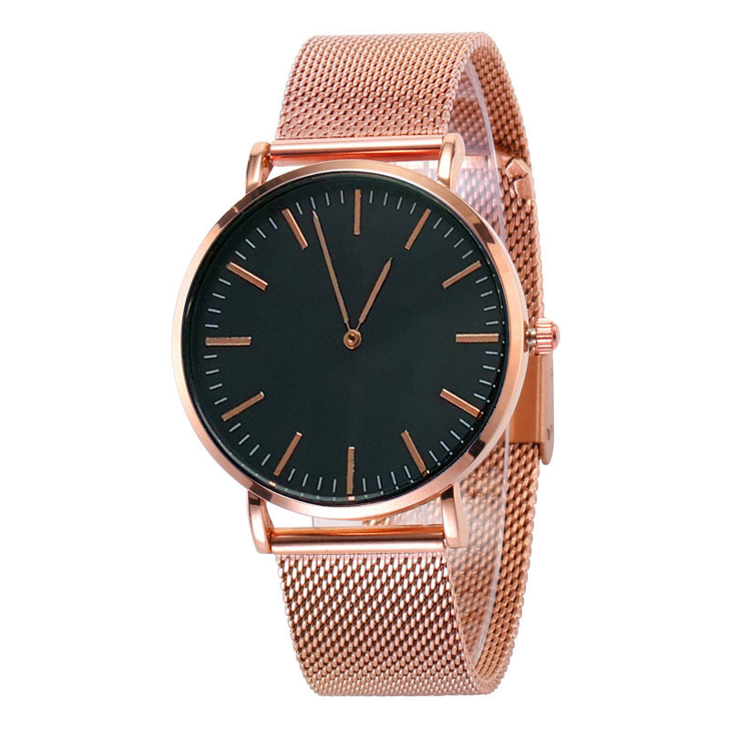 Nordic Style Business Watch Mesh Strap Watch Men's and Women's Quartz Watch Fashion Simple Men's and Women's Couple Watch