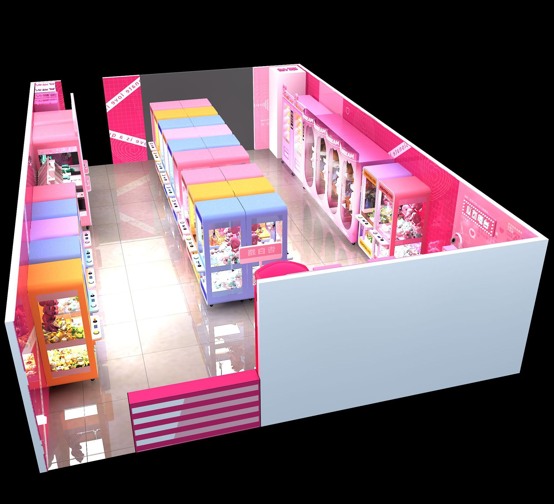 一站式娃娃机采购娃娃机主题店整场策划娃娃机主题娃娃机店抓娃娃