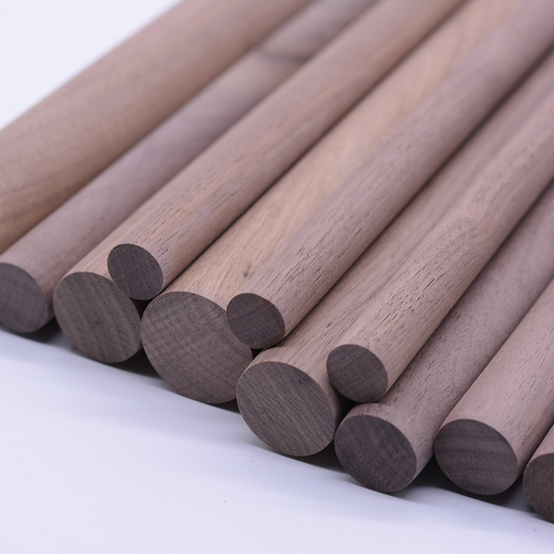 实木圆棒木圆棍木杆榉木圆条黑胡桃木棍木圆棍白蜡木圆棒红花梨杆