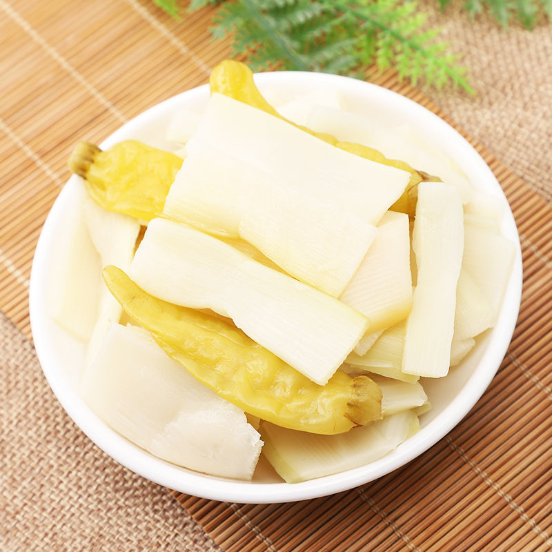 山椒竹笋重庆特产泡椒脆笋子条网红休闲食品开袋即食泡椒食品批发