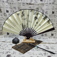 8寸10寸古风扇子折叠扇中国风国潮折扇空白水墨夏季扇子厂家批发