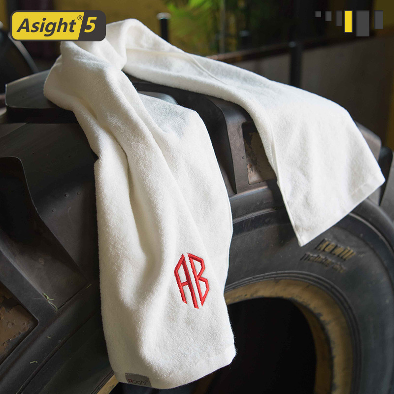 运动擦汗毛巾加长吸汗健身房女跑步男印logo绣字