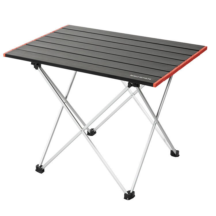 medium connecting piece portable table picnic occasional table black aluminum table ultra light aluminum alloy outdoor folding table