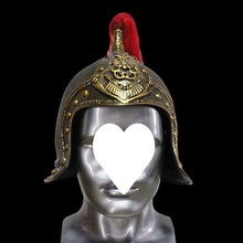 古代头盔风古代将军头盔COS摆件装扮表演派对面具比赛戏服成人