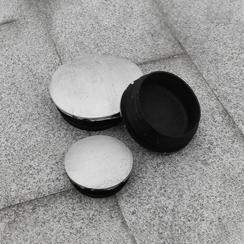 柱帽立柱帽警示柱护栏帽子波形护栏盖帽橡胶柱帽76 114 140