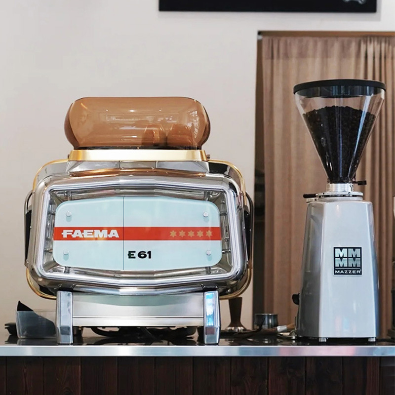 飞马e61咖啡机faema商用jubile a1单头a2 双头电控专业意式半自动