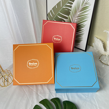 七夕通用款天地盖礼盒新跨境礼品盒教师节节日生日礼物包装盒批发