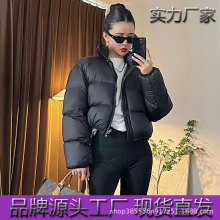 反季羽绒服女短款2023新款肯豆风同款时尚加厚冬季超轻面包服外套