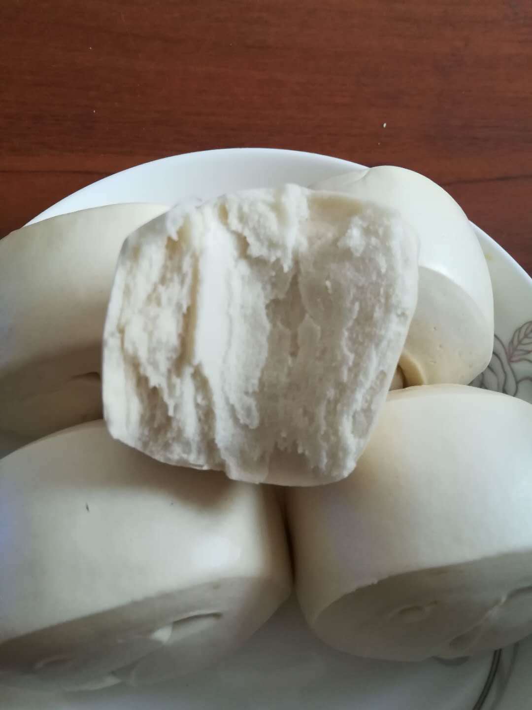 山东手工呛面老面大馒头戗面馍饽北方面食早餐24个方馒头