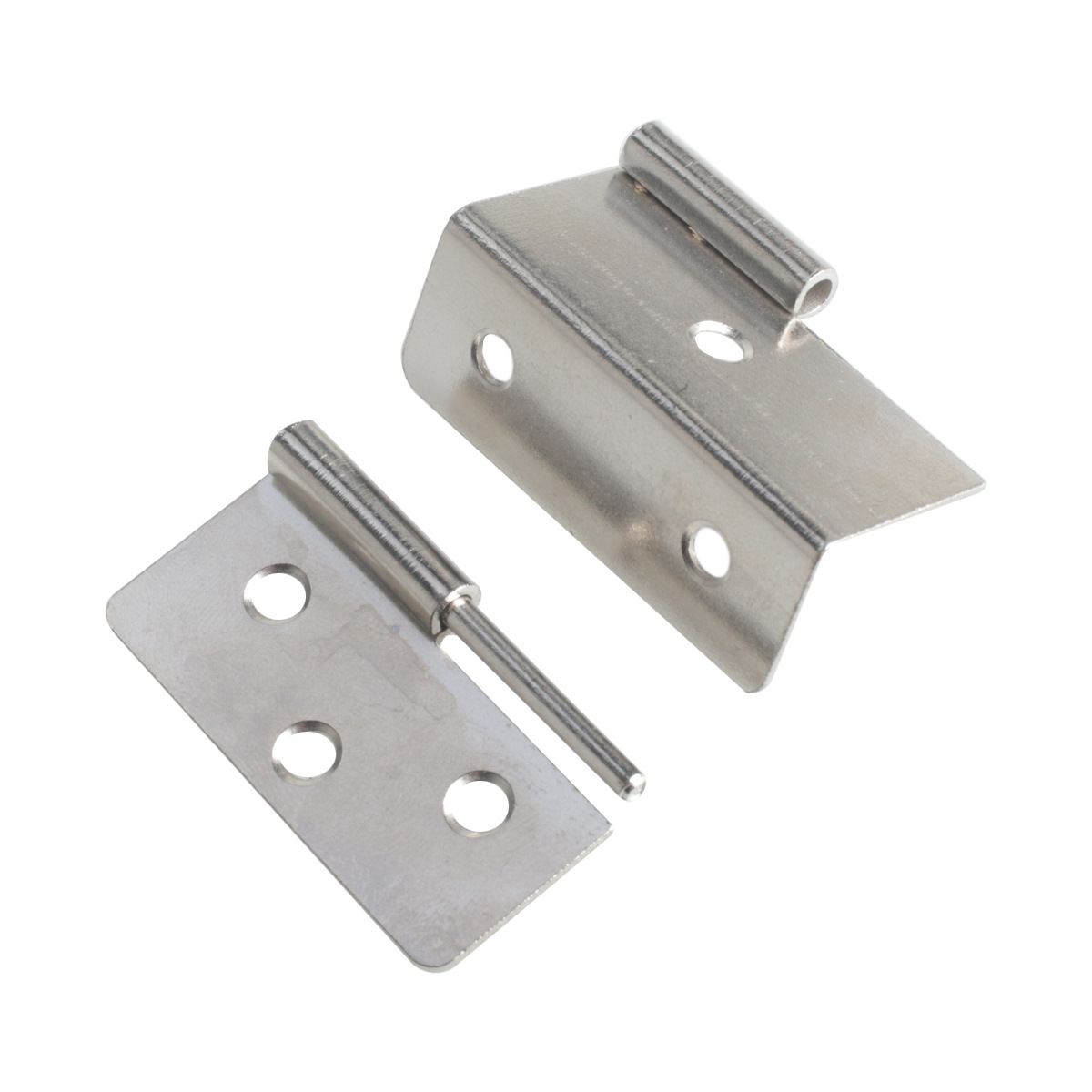 可拆卸直角大号仿古铁皮合页6孔三折直角合页适合18mm的板镀镍