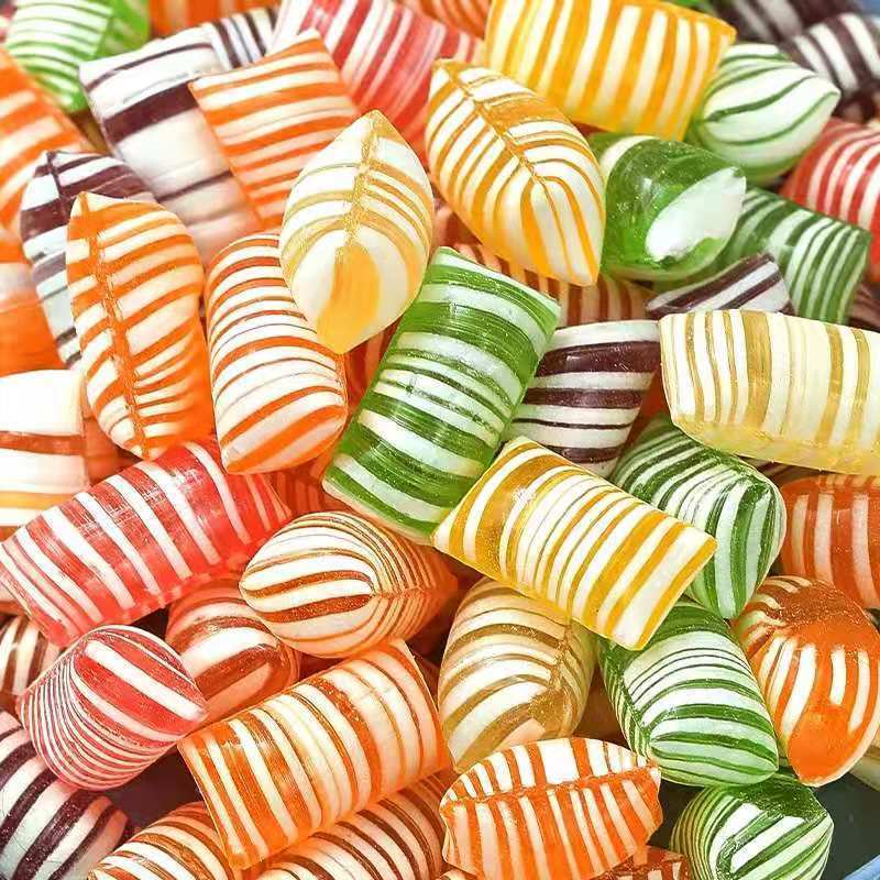 东北老式水果糖球光腚糖传统怀旧糖球橘子瓣硬糖多口味独立包装