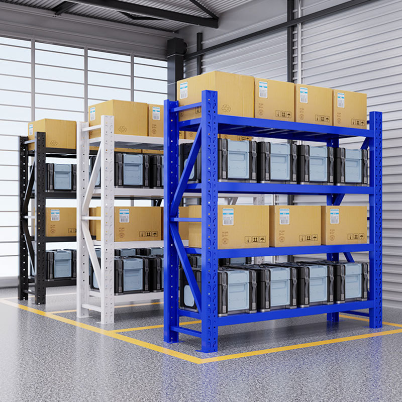 中型落地置物架多层快递货架子批发 储物仓储中型货架蔬菜置物架