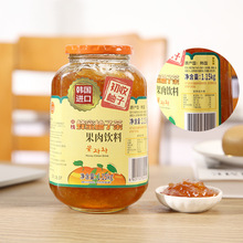 正高岛蜂蜜柚子茶1150g韩国原装进口中栈柚子饮料红枣生姜芦荟茶