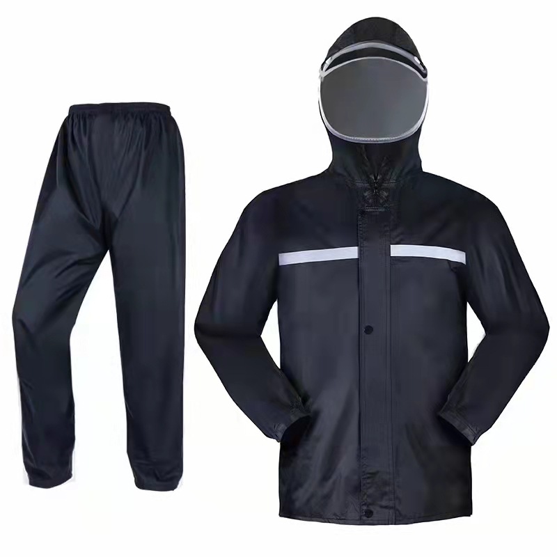 Wholesale Split Raincoat Rain Pants Suit Outdoor Riding Men and Women Adult Full Body Windproof Labor Insurance Raincoat Rainproof