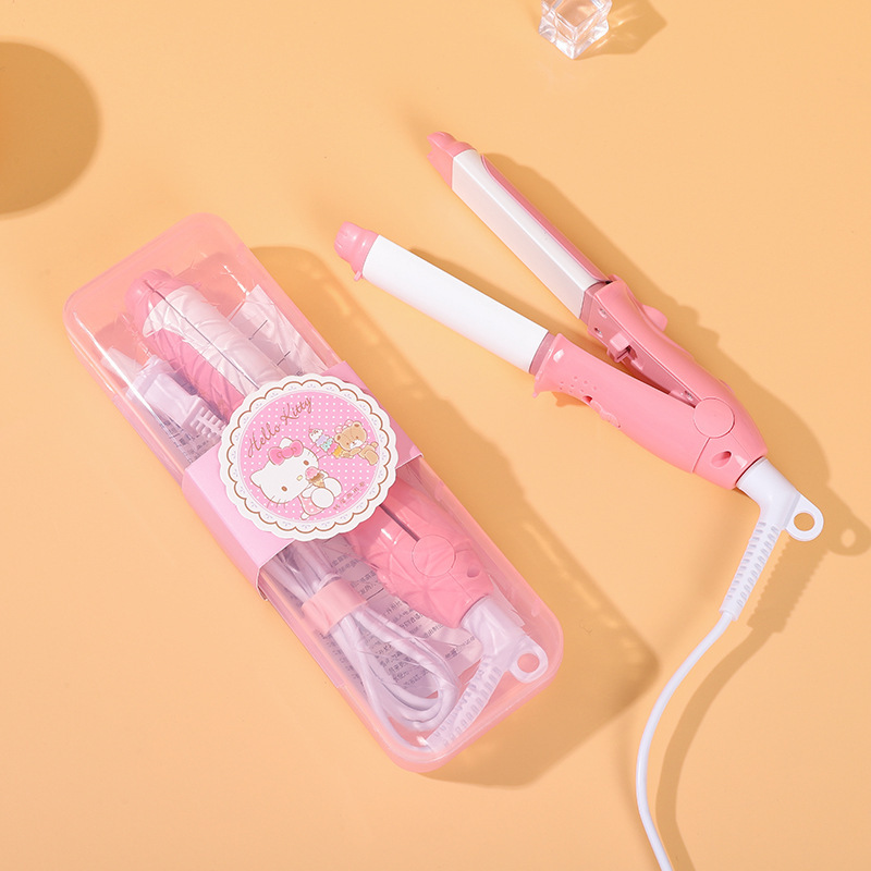 Officially Authorized Sanrio Series Happy Memories Dual-Purpose Hair Curling Iron Hair Curler and Straightener Dual-Use Dual-Purpose Hair Curling Iron Hair Curler Small Power Splint Female