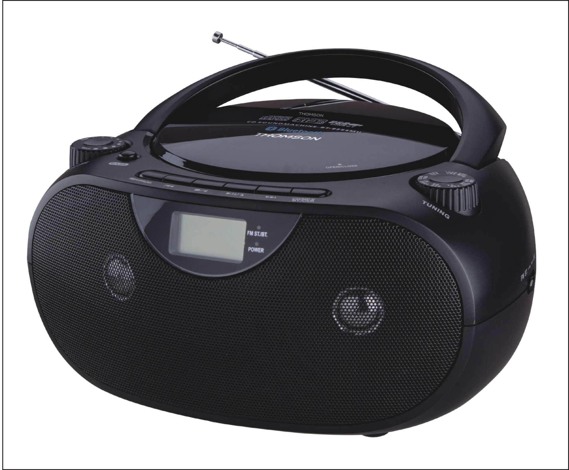 跨境专供手提cd播放器 收音智能选台存台蓝牙遥控u盘家用早教cd机