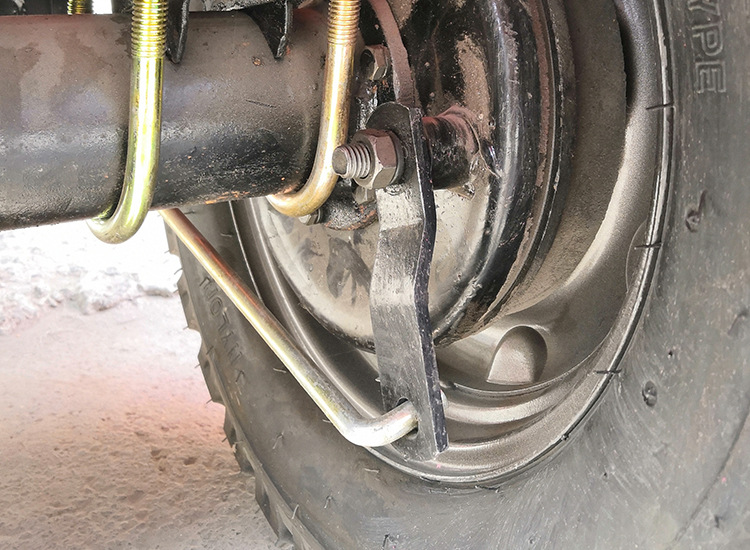 工程电动三轮车刹车拉杆大骑兵脚刹杆刹车连接杆配件