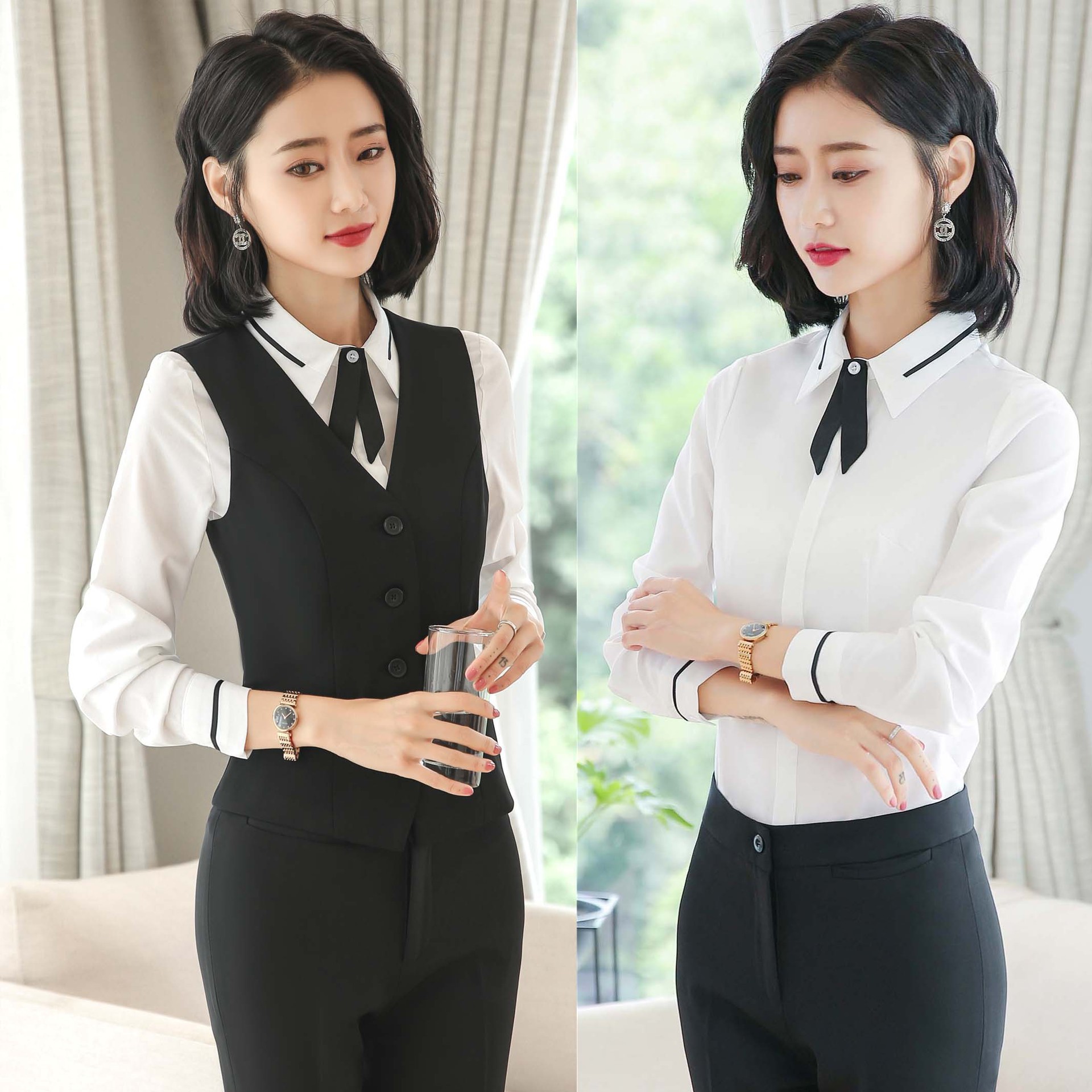 职业装女装套装西服套裙修身女士正装特大码工装西装工作服大学生