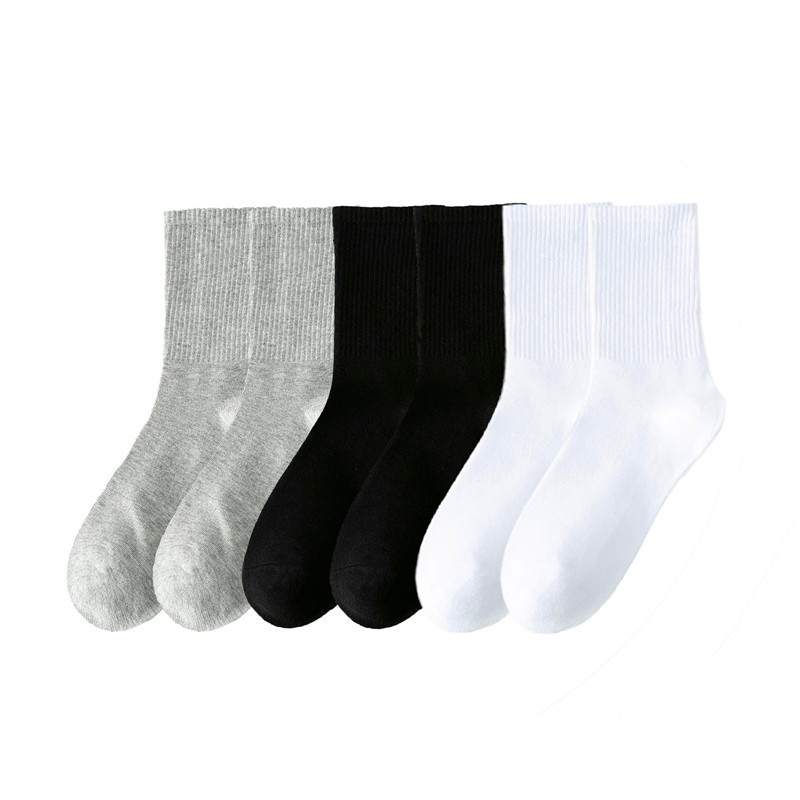 High Solid Color Male and Female Socks Macaron Color Long Socks Street Trendy Socks Ins Style European and American Sports Cotton Socks Skate Socks