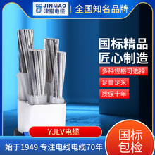 厂家供应工程地埋线 防水橡皮套管低压铝芯电缆YJLV4*16+1*10现货