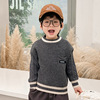 children sweater Boy boy Socket Autumn and winter Plush thickening Children keep warm Primer Sweater Western style