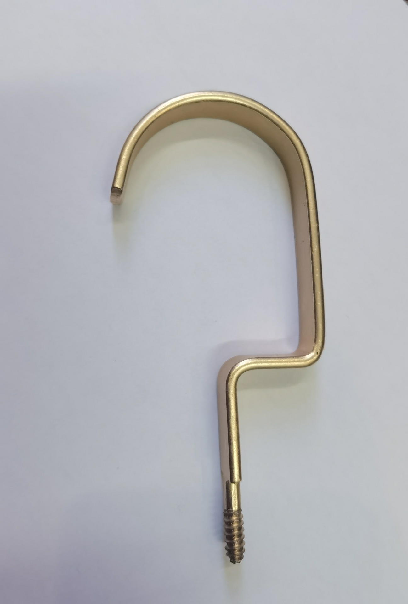 金色衣服挂钩铁勾金色扁钩加长金属方钩金属源头厂家