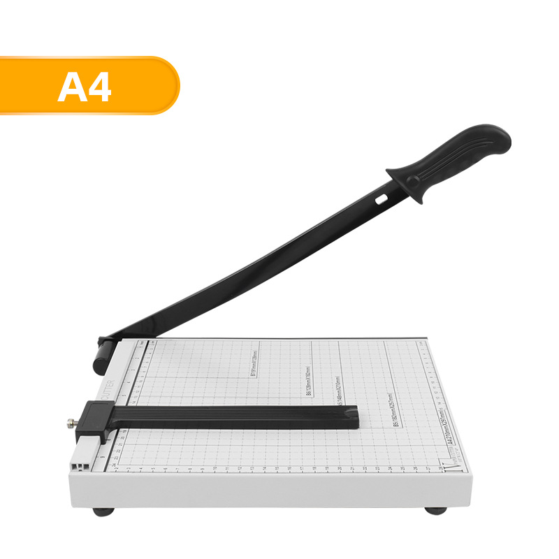 Wholesale Metal Bottom Series Paper Cutter Manual Knife-Type Paper Cutter Office Commercial Printing Shop Photo Studio Paper Cutter