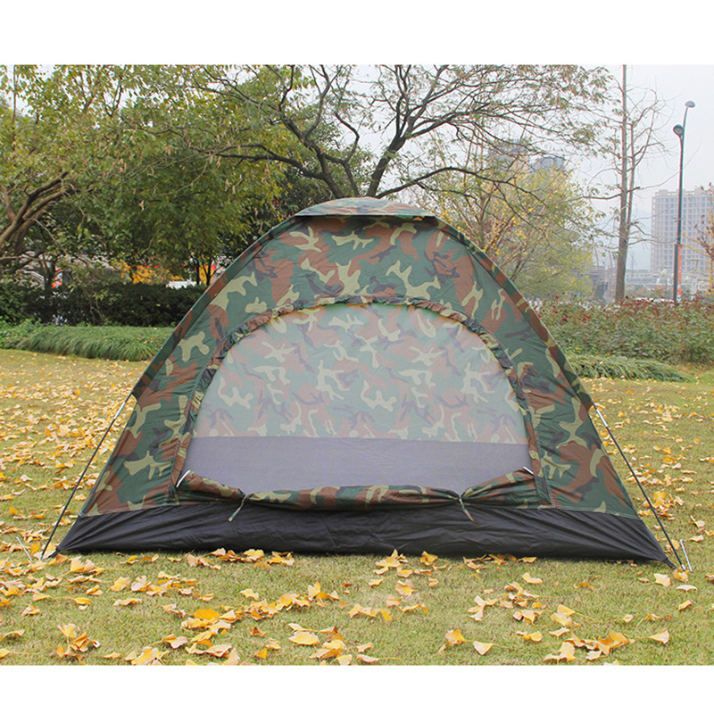 跨境货源2人帐篷 双人野营 3-4人 迷彩帐篷 情侣 沙滩休闲帐篷