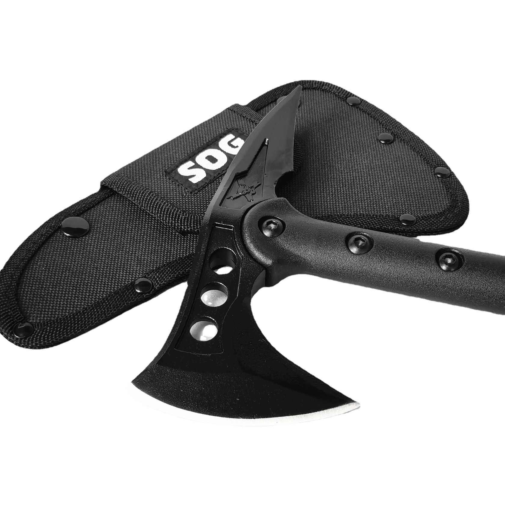 跨境户外野营战术sog 斧头狩猎砍柴用品露营救生工具攀登行走冰锤