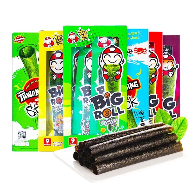 27克泰国小老板海苔卷 老板仔海苔脆 12盒/件 12盒的倍数出货