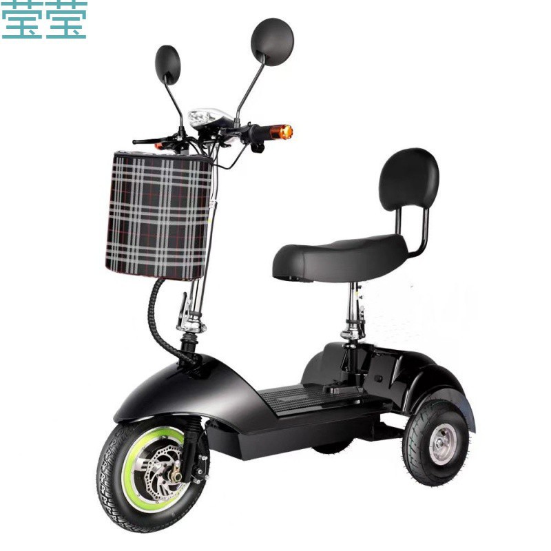 bzh 新款折叠迷你电动三轮车成人青年休闲锂电池代步代驾宝妈接送