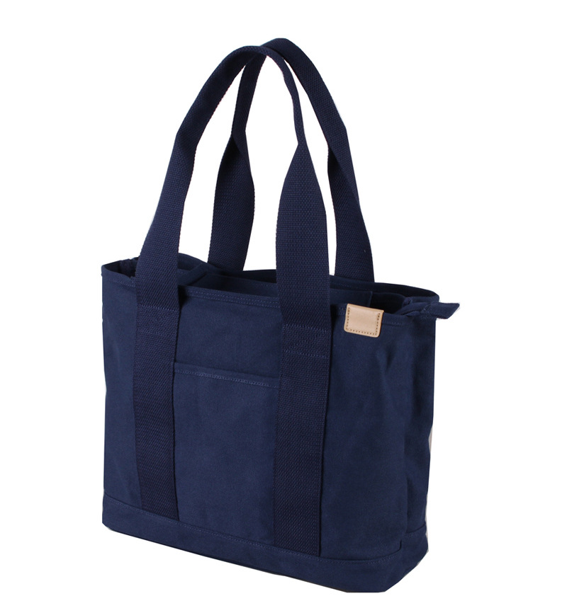 跨境直供热销日本乐天高档帆布包通勤包手提袋16安帆布女包单肩包