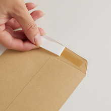 厂家批发自粘封口双面胶文件袋印刷加厚黄色中式牛皮纸信封纸袋