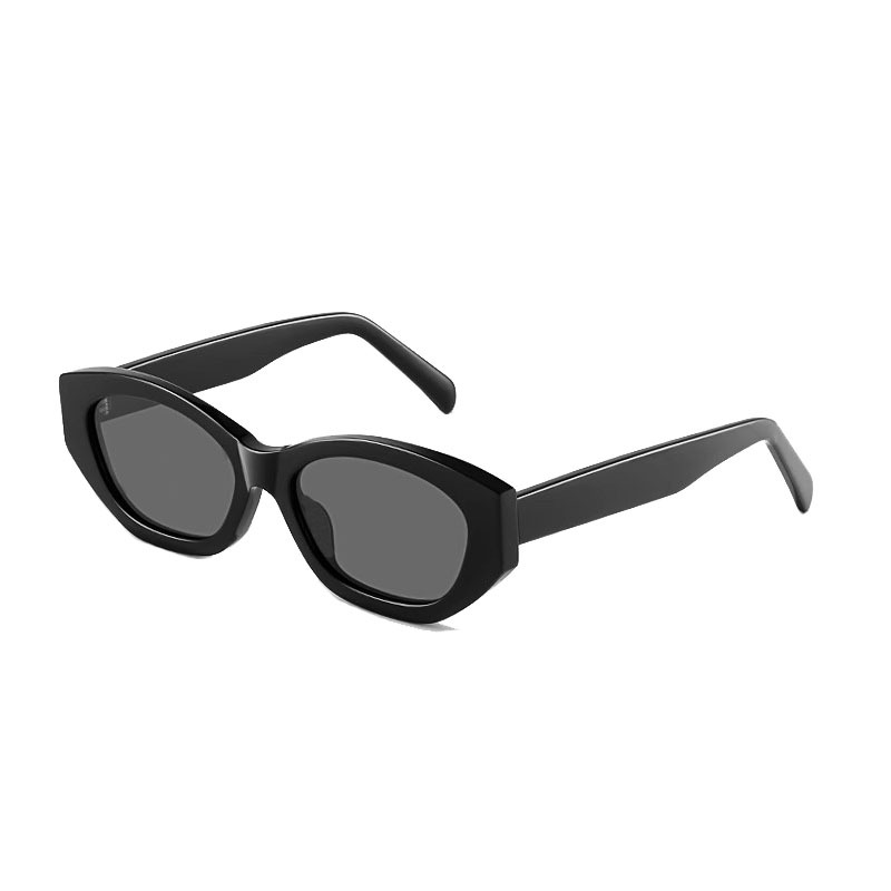 猫眼墨镜女高级感显脸小复古窄框潮2024新款太阳眼镜防晒防紫外线