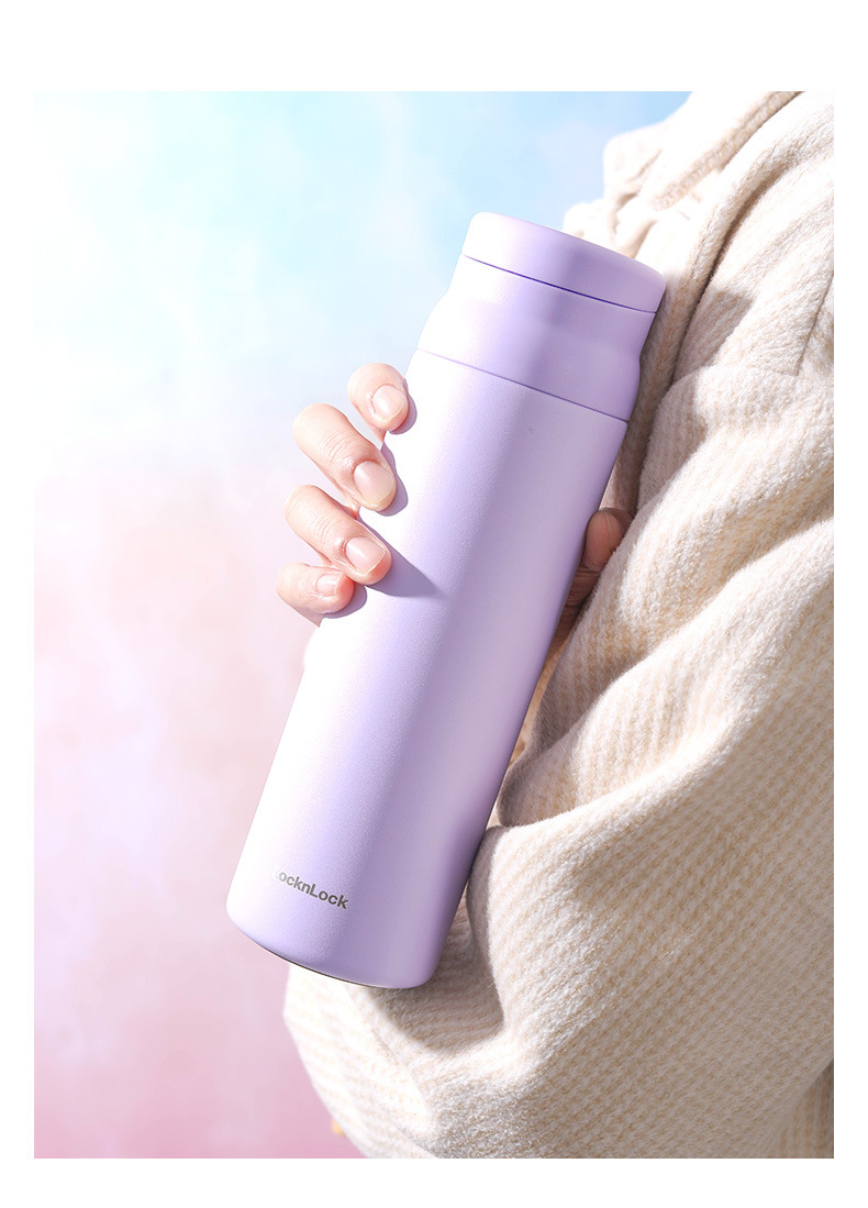 乐扣憧憬弹跳盖保温杯350ml小巧带吸管lhc3258礼品印制商务送礼