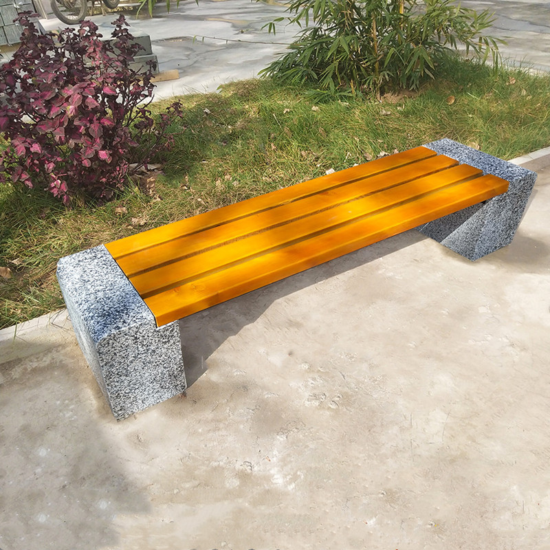 石雕花岗岩长条凳小区别墅长椅子公园石头长凳子长石椅长条凳摆件