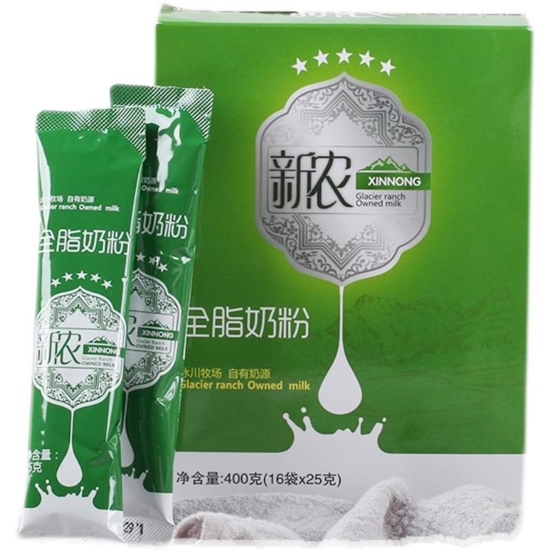 新农奶粉1000g大袋新货全脂纯牛奶粉生牛乳成人儿童400g小包