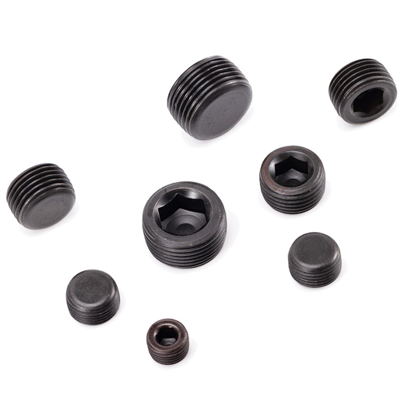 Pt British Pipe Plug Plug Hexagon Taper Plug Water Pipe Screw Outer Wire Plug 12.9 and Carbon Steel Zg Water Plug