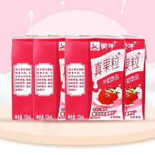 小真果粒125*20盒装草莓真果粒酸奶儿童早餐奶优酸乳牛奶