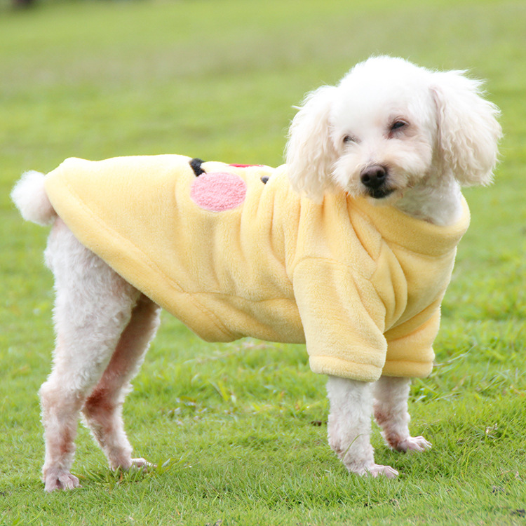 宠它保暖法兰绒狗狗卫衣万圣节搞怪宠物衣服小型犬泰迪衣服代发