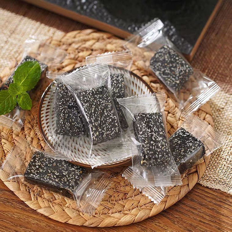 黑芝麻糕咸甜味手工软糖软糕潮汕特产核桃营养糕孕妇月子零食批发